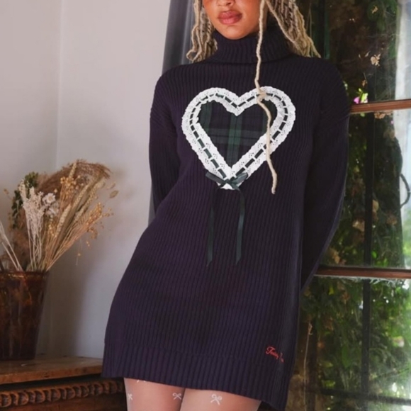 Teddy Fresh Knit Sweater Dress - Picture 2 of 6